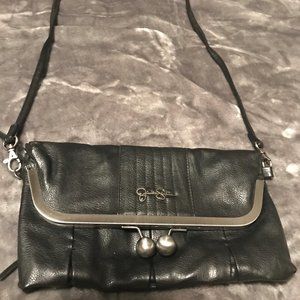 Jessica Simpson Black Leather Bag